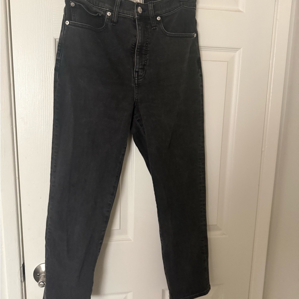 Madewell Women's Black Straight Leg Jeans